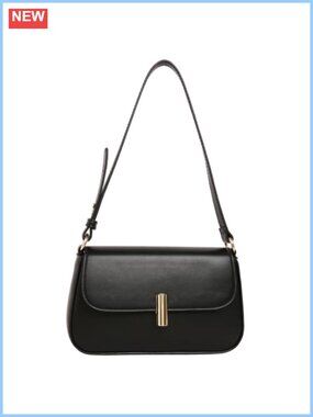 Vegan Leather Small Shoulder Bag Hobo Purse Y2K Underarm Handbag
